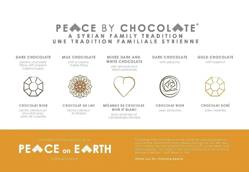 15 Assorted Chocolates- Peace by Chocolate