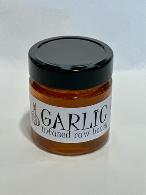 Garlic Infused Raw Nova Scotia Honey - Steeves Bees