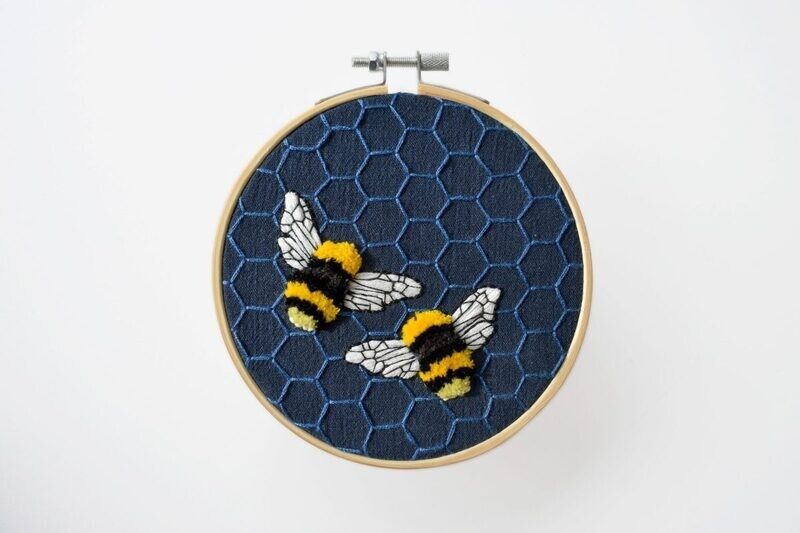 Bumblebee Embroidery Kit
