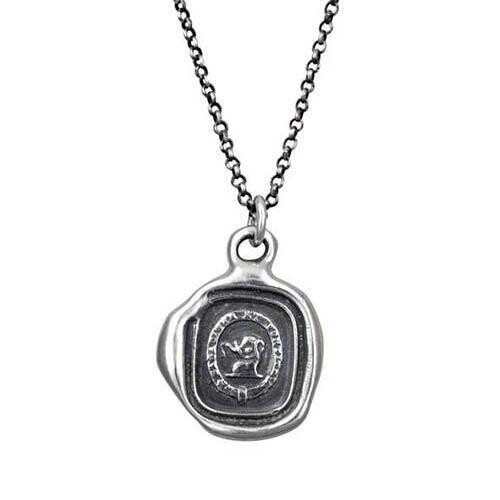 307- By Wisdom and Faith Wax Seal Pendant