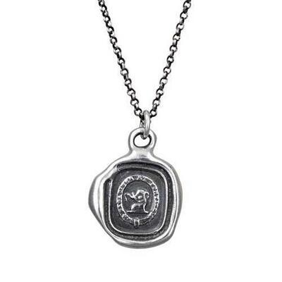 307- By Wisdom and Faith Wax Seal Pendant