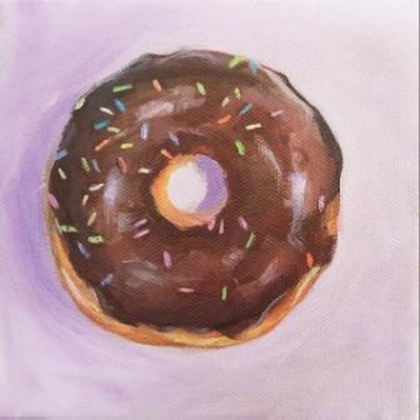 No Cal Chocolate Dip Donut 