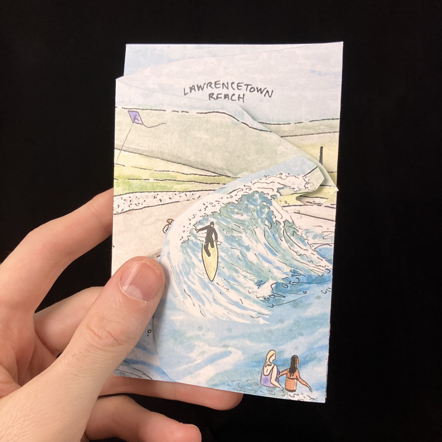 Lawrencetown Beach Tri-fold Card- Bardbardbard
