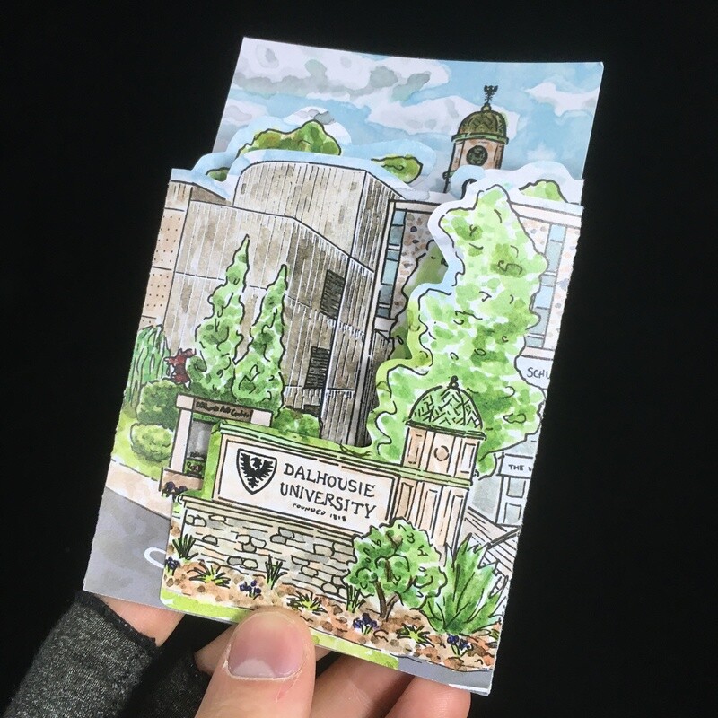 Dalhousie University Tri-fold Card- Bardbardbard