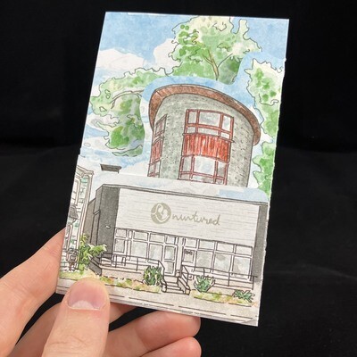 Agricola Street Tri-fold Card- Bardbardbard