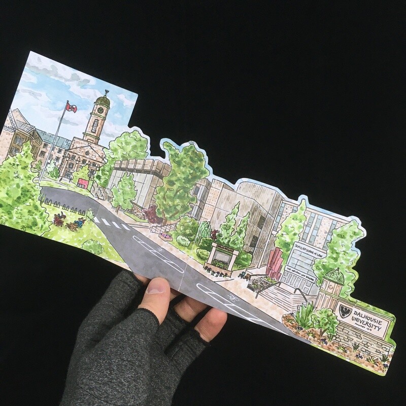 Dalhousie University Tri-fold Card- Bardbardbard