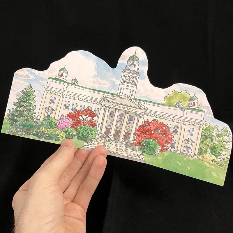 Acadia University Gate-fold Card- Bardbardbard