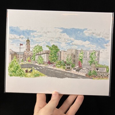Small Dalhousie University Print- Bardbardbard