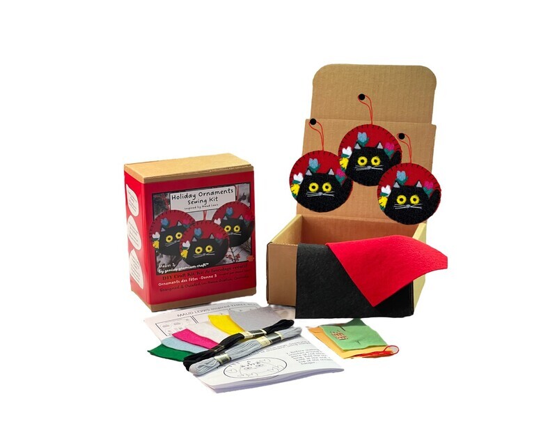 DIY Maud Lewis Inspired Ornament Kit- Genius Premium Craft