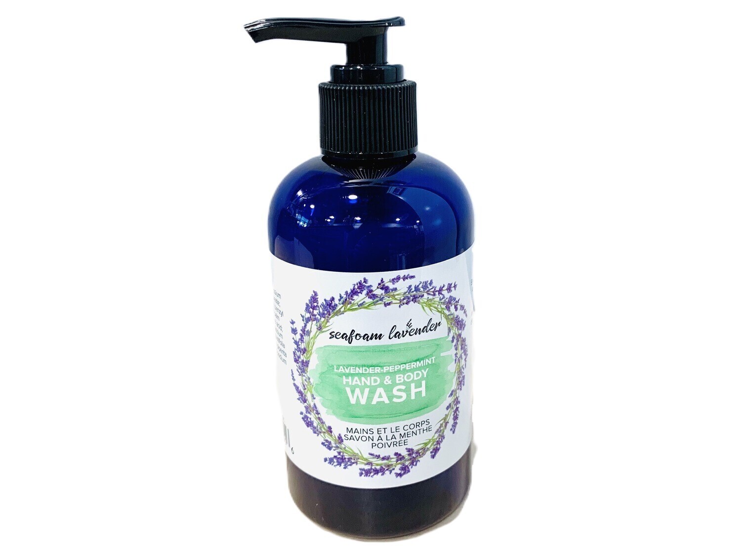 Lavender and Peppermint Hand and Body Wash- Seafoam Lavender 