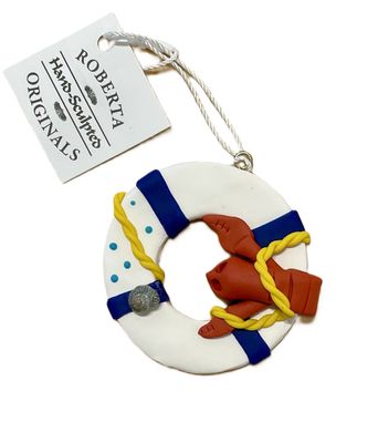 Clay Life Ring Ornament