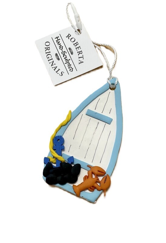 Clay Dory Ornament