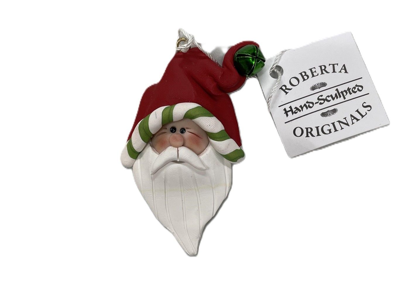 Clay Santa Face Ornament 