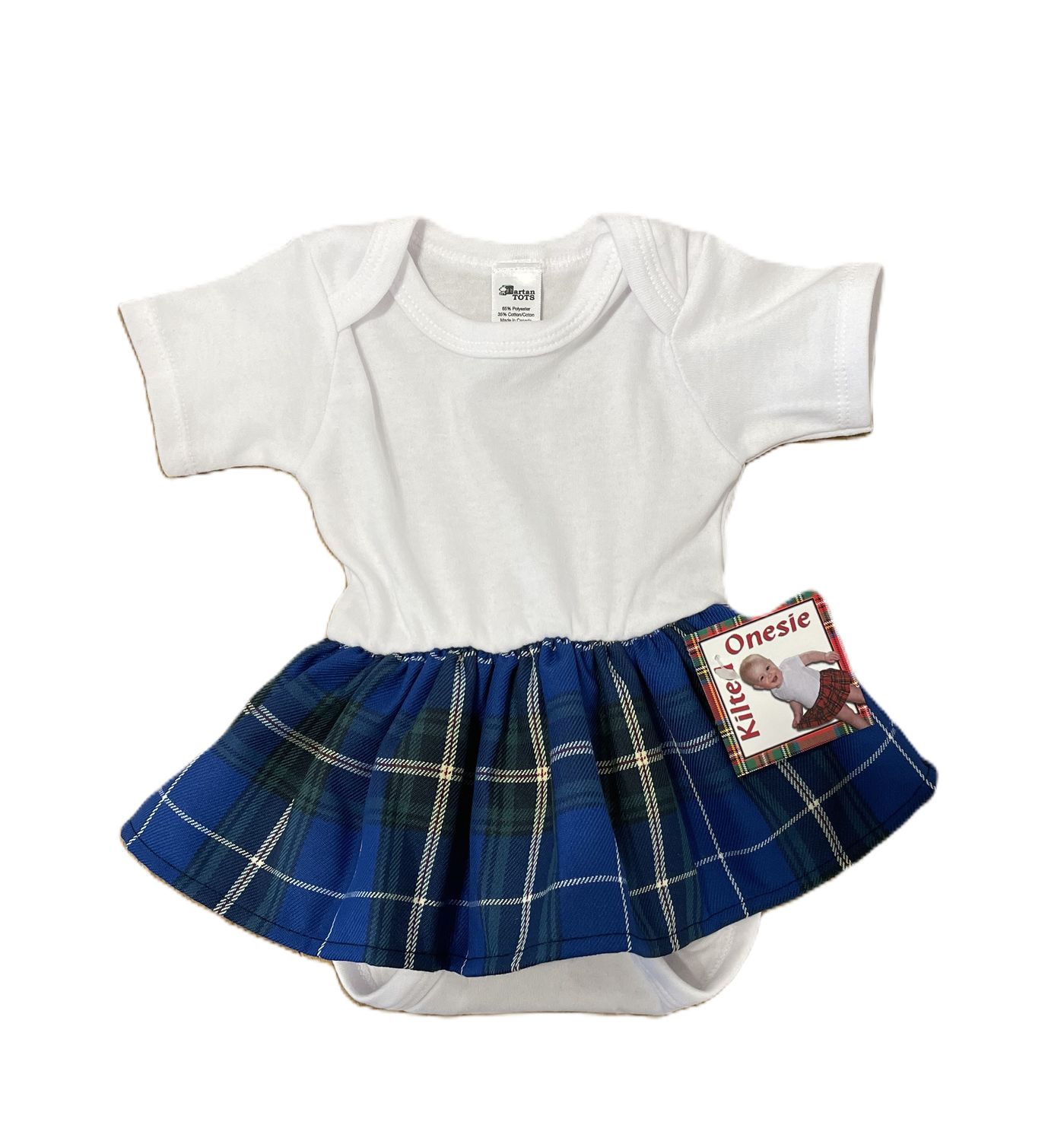 Kilted Onesie, Size 6-12 Months 