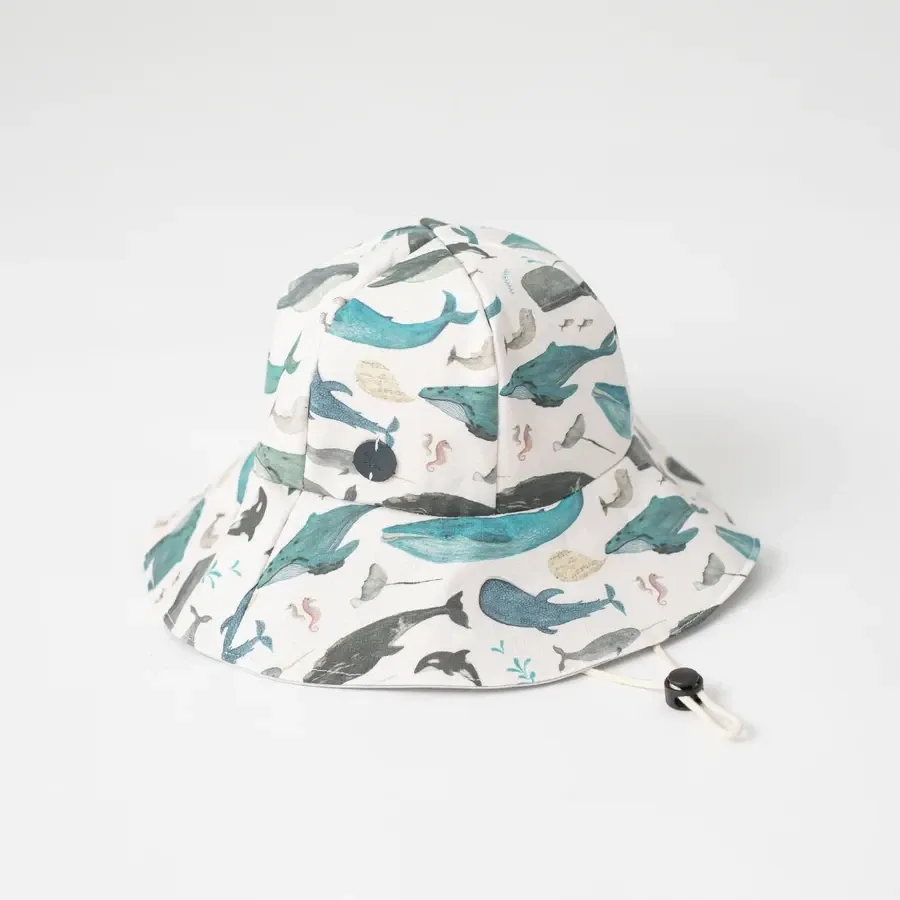 Medium Whale Song Floppy Hat