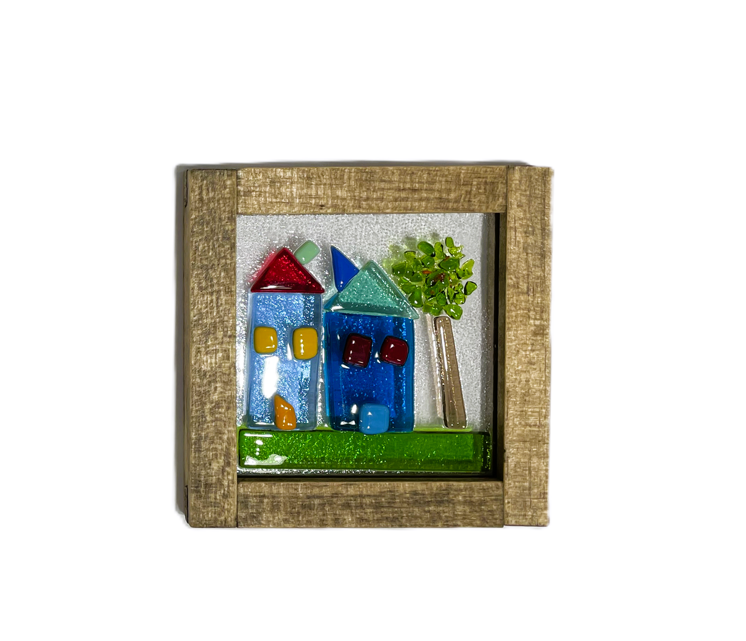 Small Frame with Houses- Canoe Cove