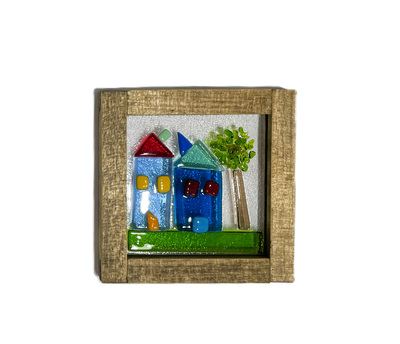 Small Frame with Houses- Canoe Cove