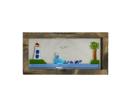 Large Frame with Seascape- Canoe Cove