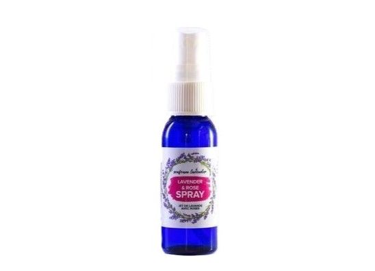 Small Lavender Rose Spray- Seafoam Lavender 
