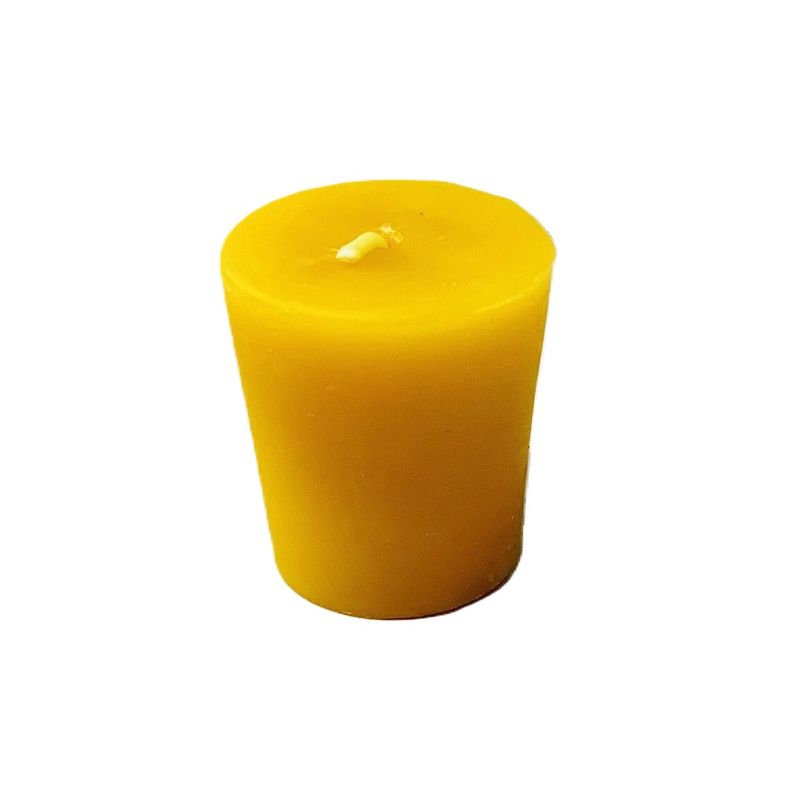 Single Beeswax Votives- Lucky Clover