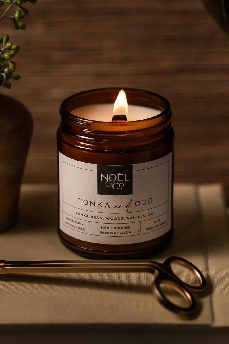 Tonka and Oud Candle- Noel &amp; Co.