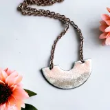 Spring Mist Arch Necklace- Aflame