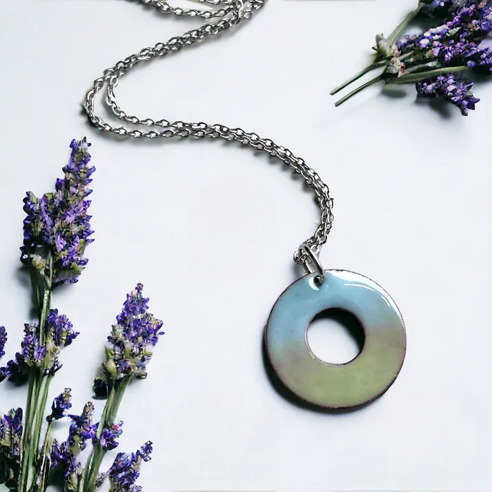 Summer Ring Necklace- Aflame