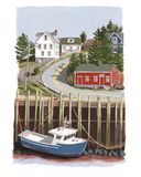 Halls Harbour Print- Kat Frick Miller