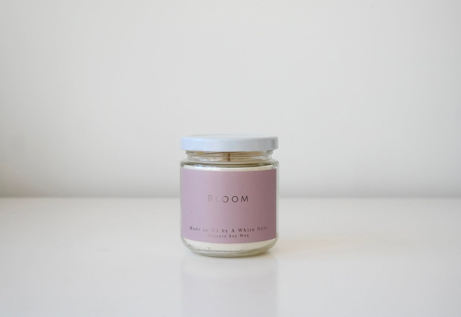 Bloom Candle- A White Nest