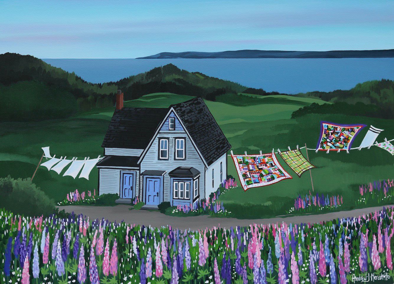 Looking out to Cape Split - Andrew Meredith 