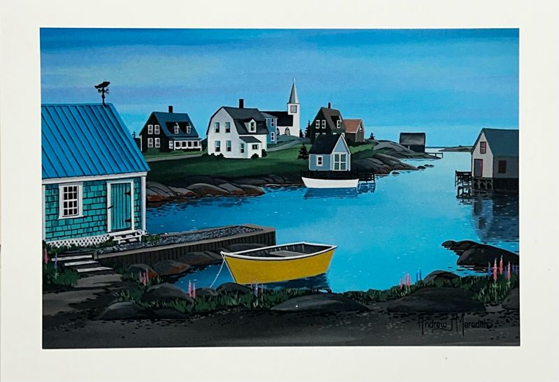 Boats in the Cove, Prospect Card - Andrew Meredith 