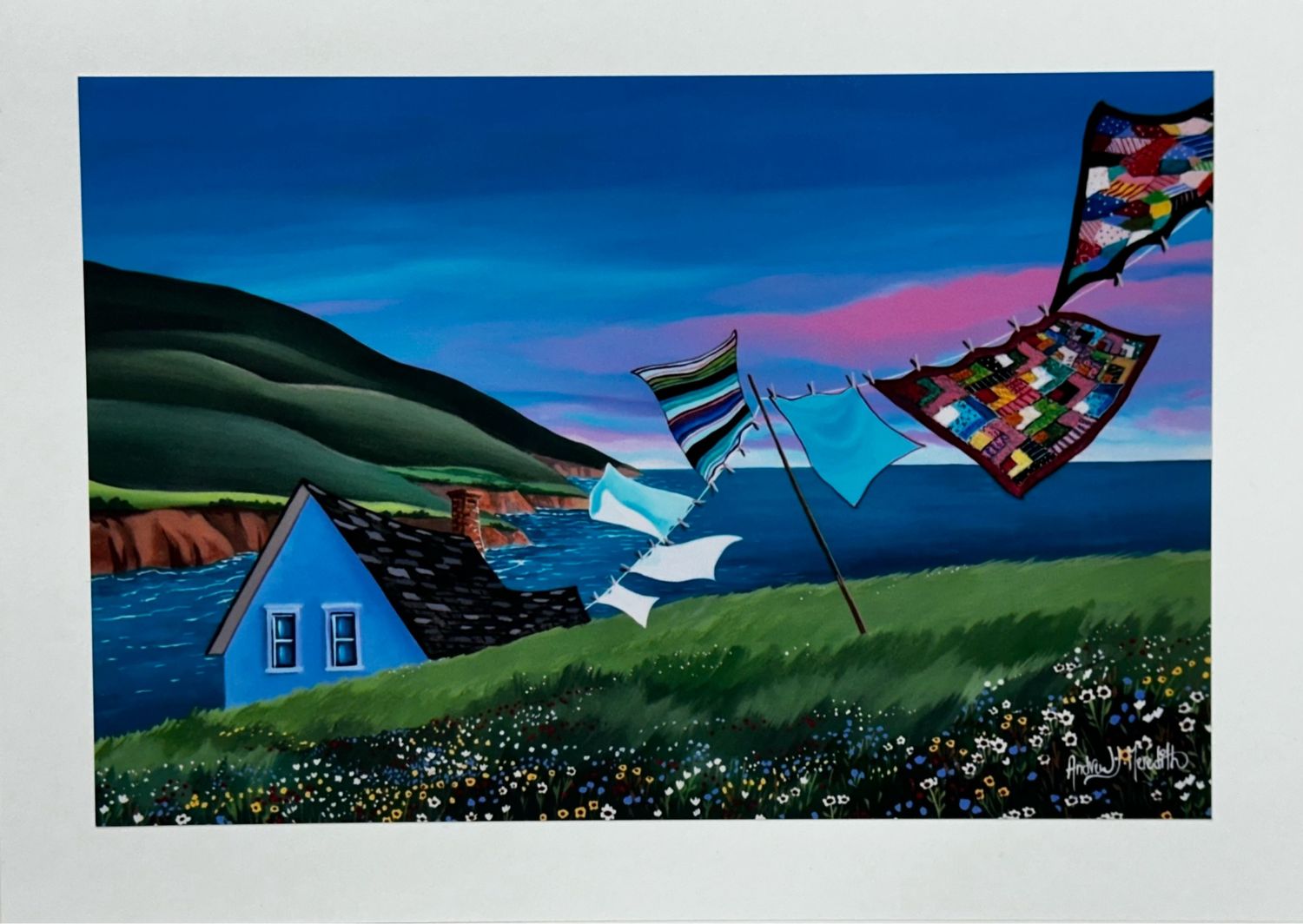 Quilts in the Wind Card - Andrew Meredith 