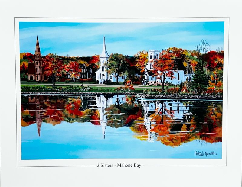 3 Sisters Mahone Bay Print - Andrew Meredith (8x10) 3 Sisters Mahone Bay Print - Andrew Meredith (8x10)
