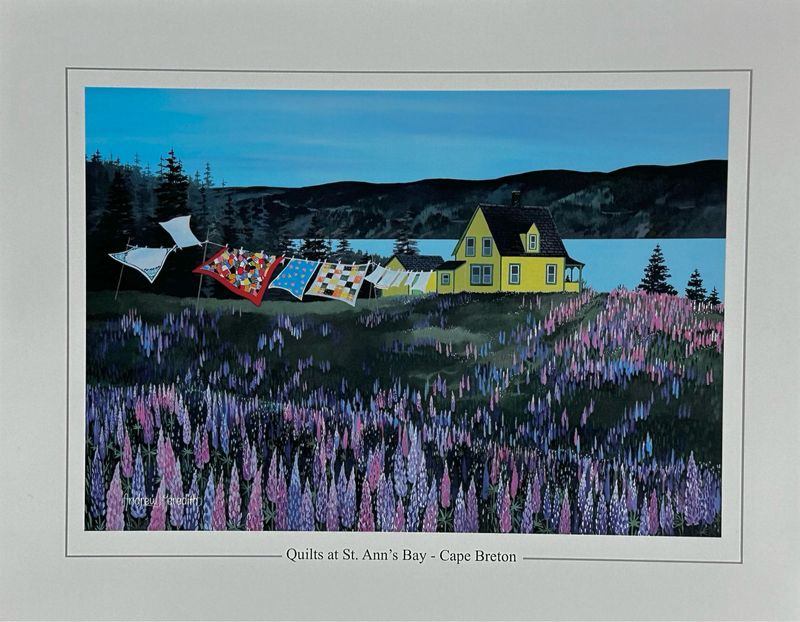 Quilts at St Ann's Bay Cape Breton Print - Andrew Meredith (8x10) Quilts at St Ann's Bay Cape Breton Print - Andrew Meredith (8x10)