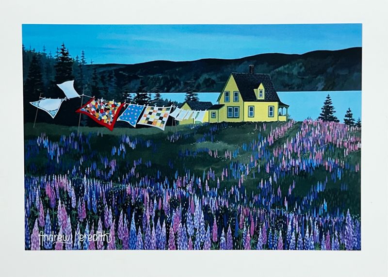 Quilts at St Ann's Bay Print - Andrew Meredith (12x16) Quilts at St Ann's Bay Print - Andrew Meredith (12x16)