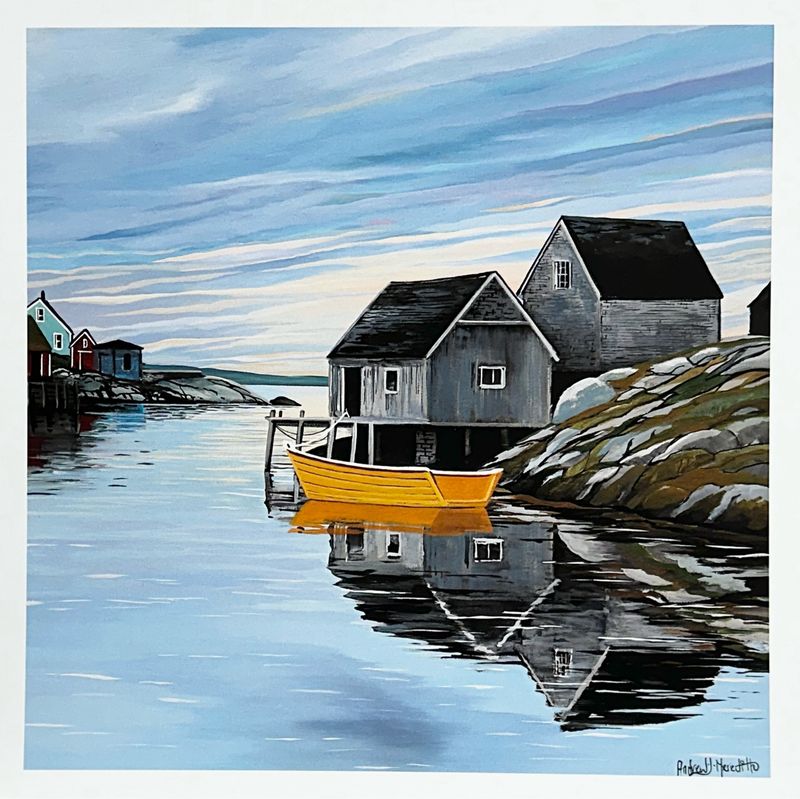 At Peggy's Cove Print - Andrew Meredith (12x12) At Peggy's Cove Print - Andrew Meredith (12x12)
