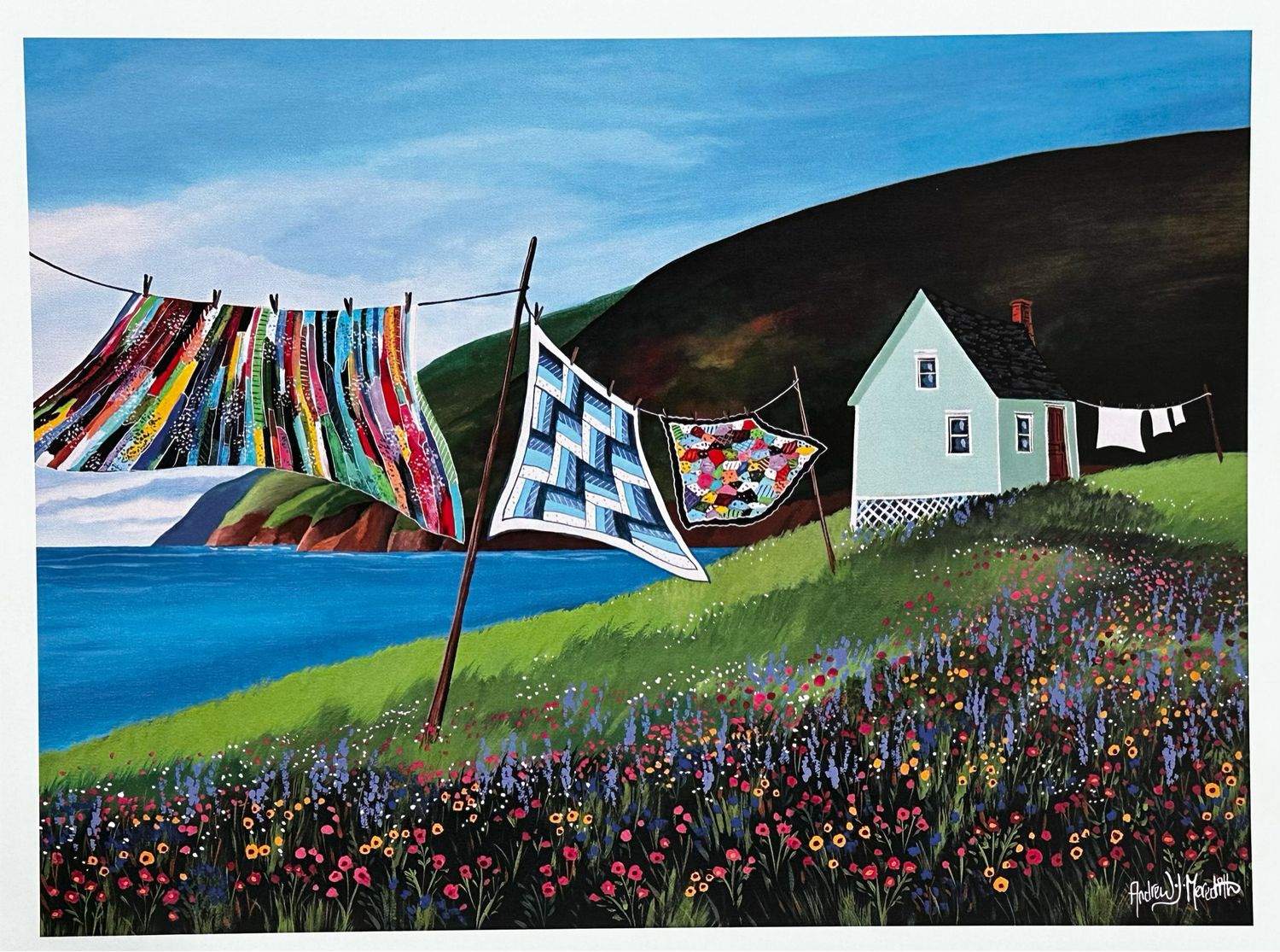 Quilts Everywhere Print - Andrew Meredith (12x16)