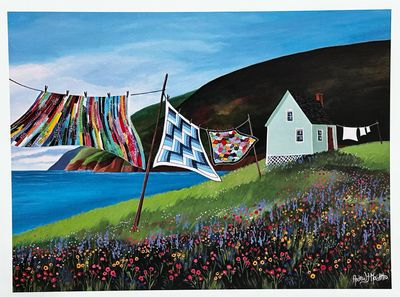 Quilts Everywhere Print - Andrew Meredith (12x16)