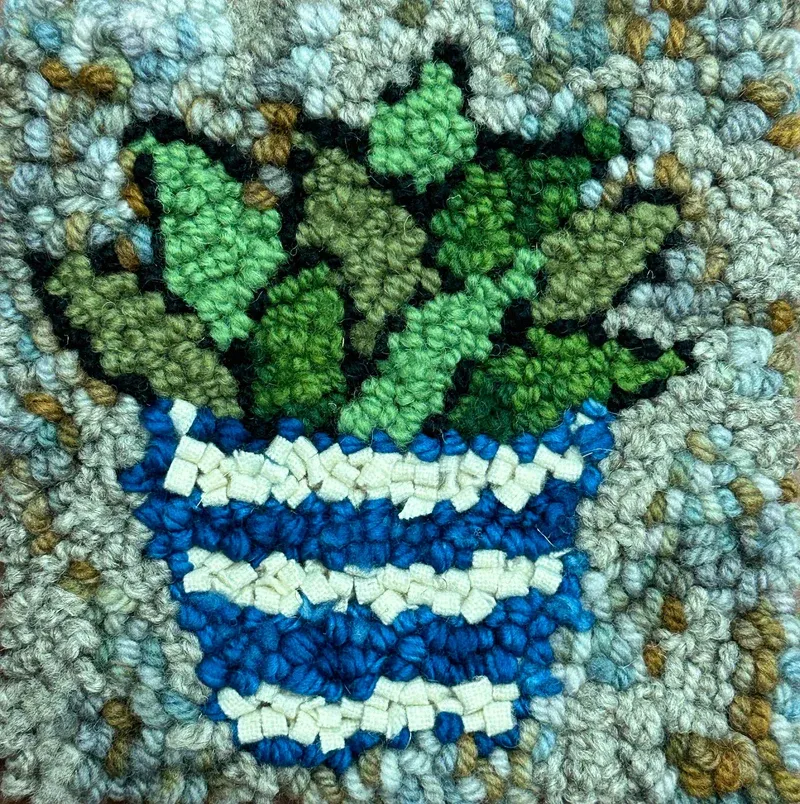 Succulent- Rug Hooking Kit 