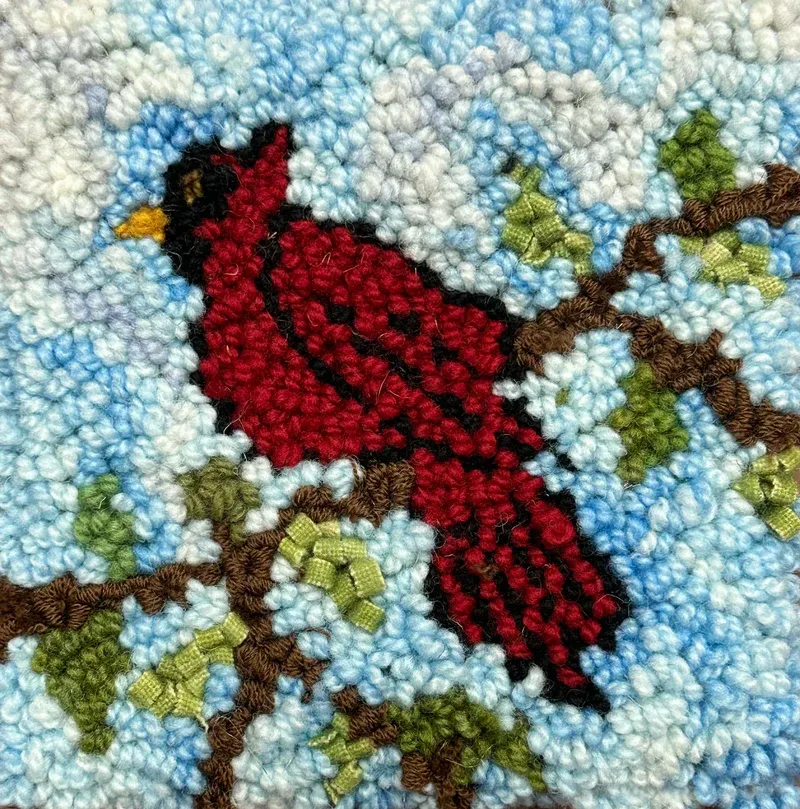 Cardinal- Rug Hooking Kit