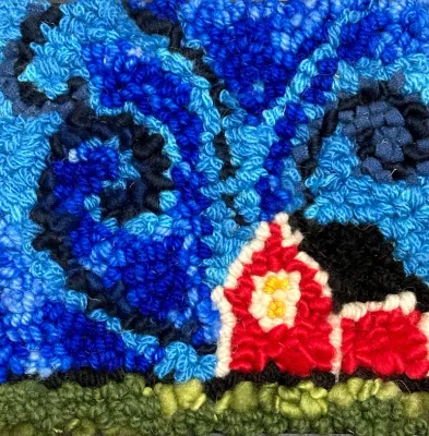 Midnight Moonlight- Rug Hooking Kit 