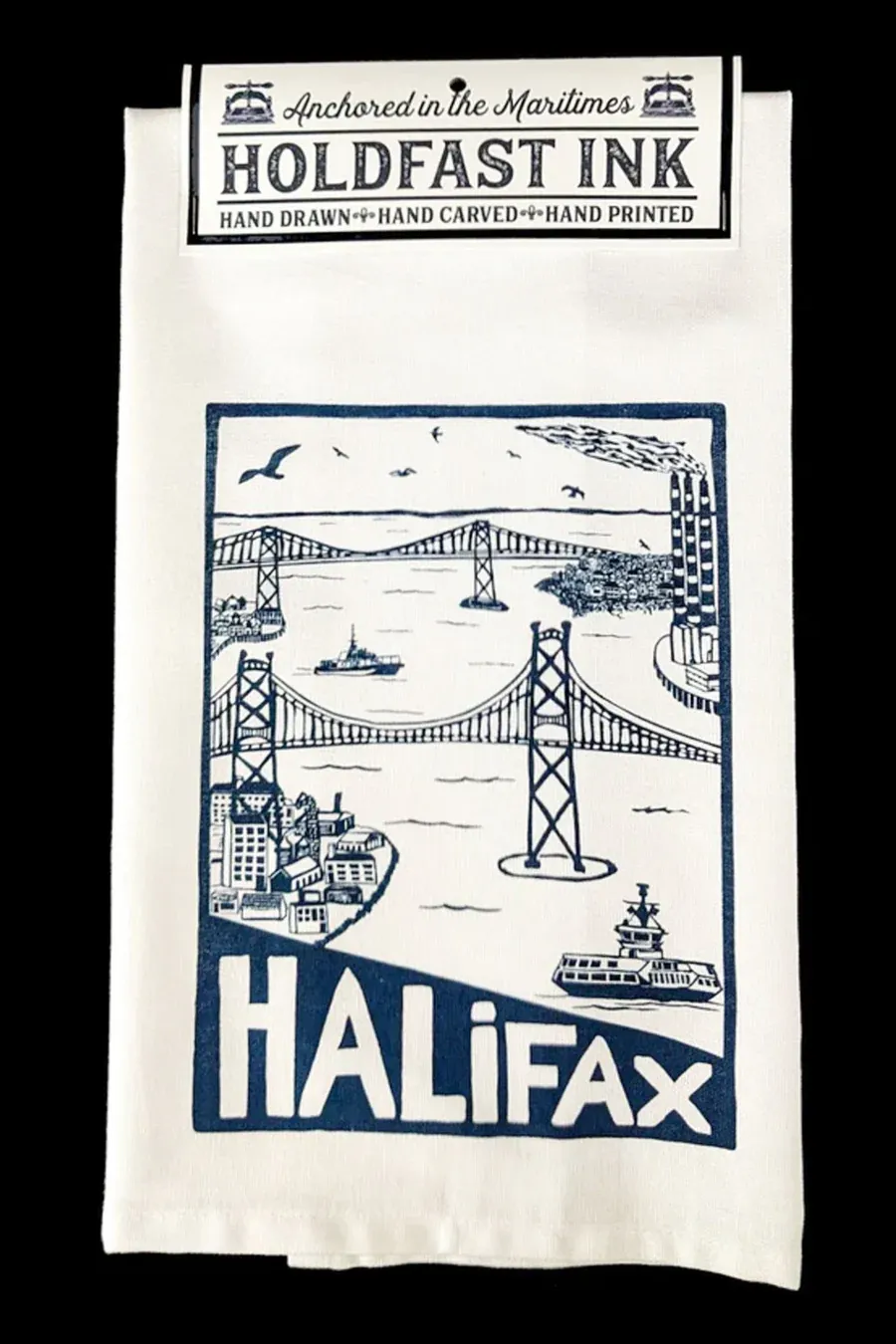 Halifax Bridges Tea Towel