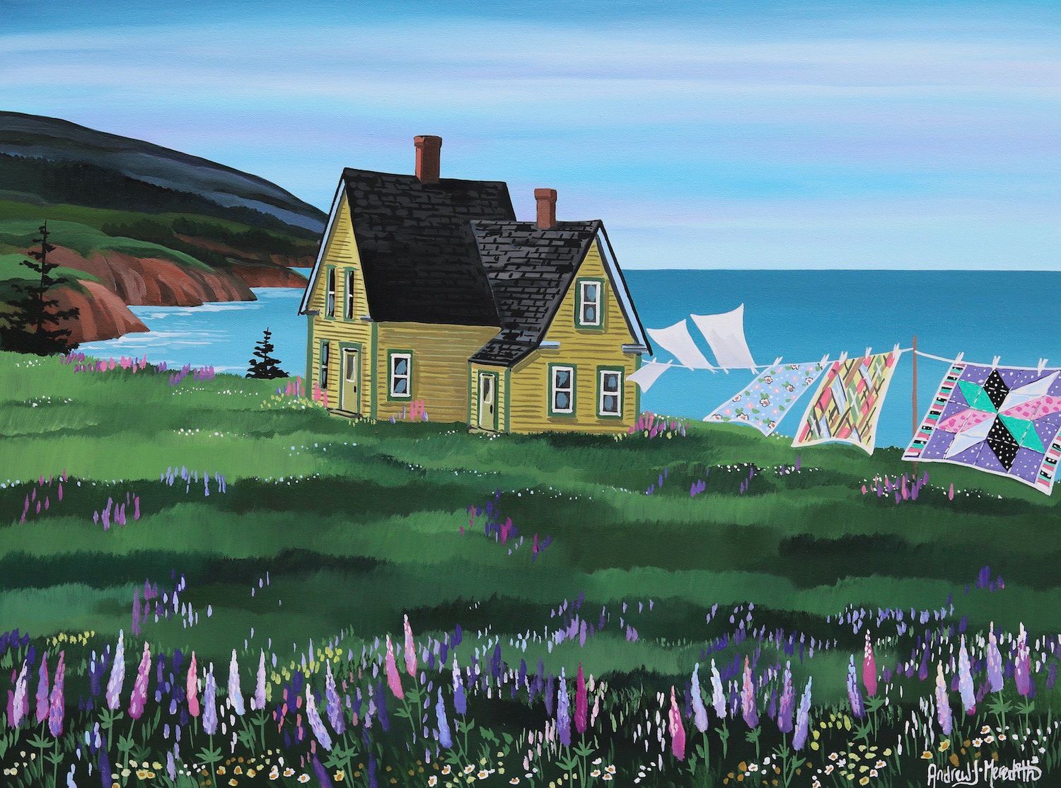 Quilts at Broad Cove Marsh 