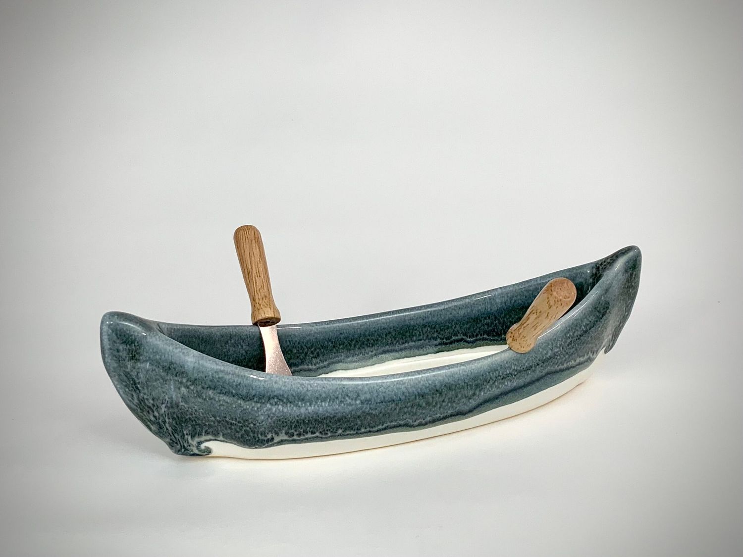 Glacier Canoe Dip Pot- Maxwell
