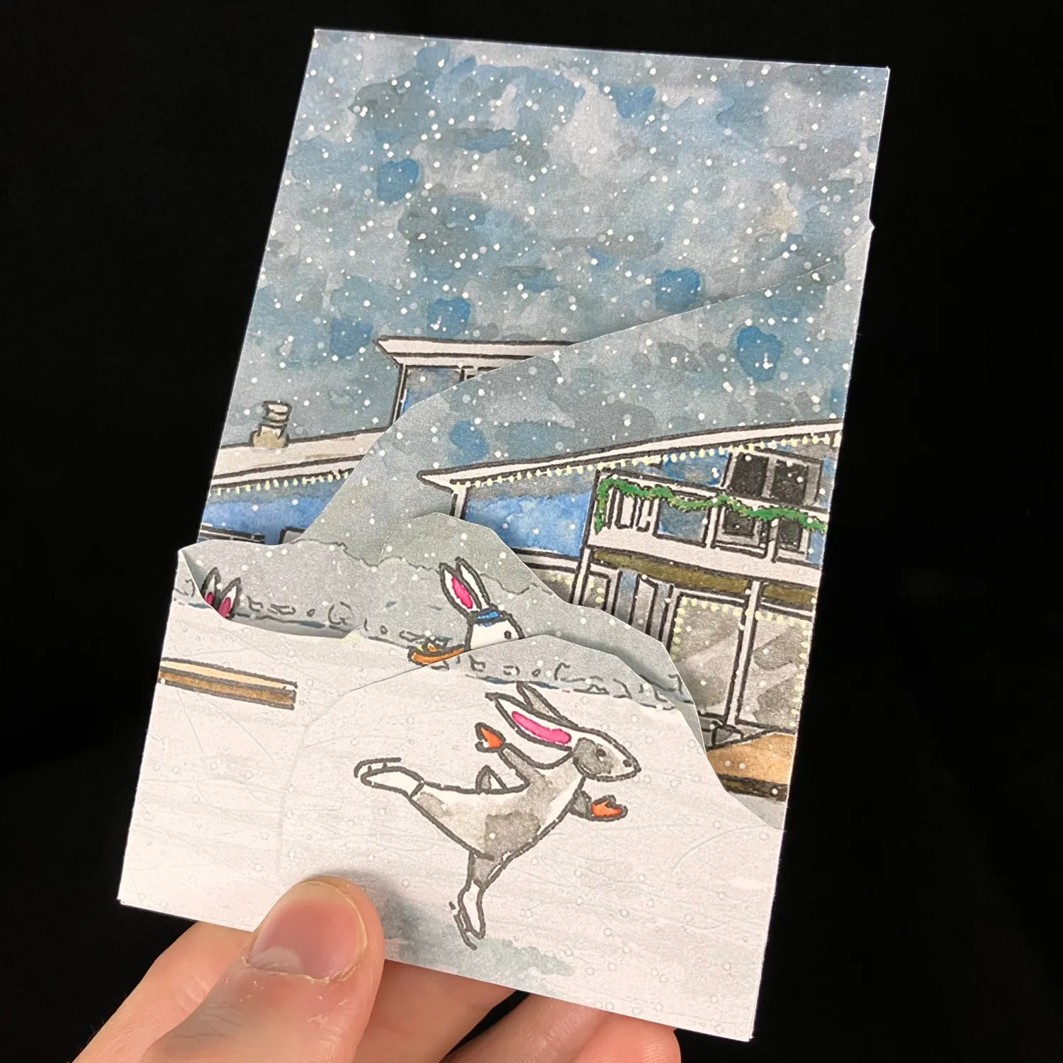 Senobe Aquatic Club Winter Rabbits - Bardbardbard Senobe Aquatic Club Winter Rabbits - Bardbardbard