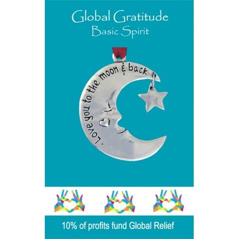 Love You To The Moon and Back Ornament - Basic Spirit 