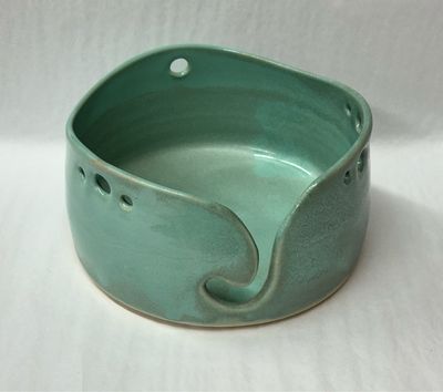 Aqua Yarn Bowl - Ginette Arsenault 