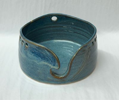Denim Yarn Bowl - Ginette Arsenault 