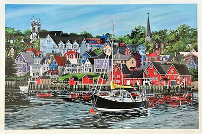 Lunenburg Waterfront Print - Andrew Meredith (12x18)