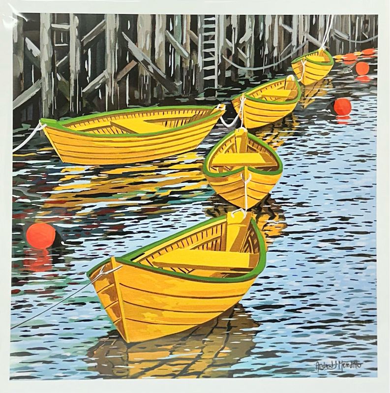 Dories Lunenburg Print - Andrew Meredith (12x12)